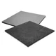 Puzzle-Tatami-Matte inSPORTline Malmeida 100x100x4 cm - mocha mousse-černá, vzor 5 proužků