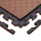 inSPORTline Sazegul 100x100x2 cm Puzzle Tatami-Matte - šedo-černá, vzor 5 proužků - mocha mousse-černá, vzor 5 proužků
