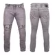 Men’s Motorcycle Jeans BOS Micas - Gray