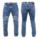 Men’s Motorcycle Jeans BOS Micas - Acid Blue