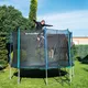 Trampolina ogrodowa z siatką i drabinką inSPORTline Green 430 cm