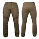 Moto jeansy W-TEC Wallbridge Olive - olivově zelená