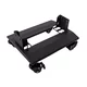 Stand w/ Wheels for Red LED Light Therapy Panel inSPORTline Tugare - Black
