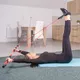 Aerobic fitness rúd gumiszalaggal 130 cm