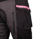 Dámské moto kalhoty W-TEC Barbata - černo-šedo-růžová