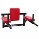 Wall-Mounted Dip Station inSPORTline RK120 - Red - Red