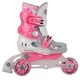 Detské kolieskové korčule WORKER TriGo Skate - ružová
