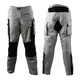 Men's Motorcycle Trousers W-TEC Rolph - Light Grey-Black - Light Grey-Black