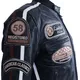 BOS 2058 Lady Navy Damen Leder Motorradjacke