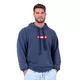 Men’s Hooded Sweatshirt Nebbia Red Label 149 - Dark Blue, M - Dark Blue