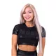 Női crop top Nebbia "Sandra D" 657 - fekete