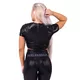 Nebbia "Sandra D" 657 Damen Croptop - schwarz