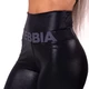 Fényes női leggings Nebbia High waist "Sandra D" 656 - fekete