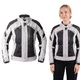 Dámská letní textilní moto bunda BOS Aylin - Black - Silver Grey