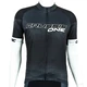 Short-Sleeved Cycling Jersey Crussis ONE - Black/White - Black/White