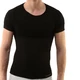 Pánske tričko s krátkym rukávom EcoBamboo - čierna - čierna