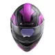 Moto prilba LS2 FF320 Stream Evo Mercury Matt Titanium Purple