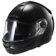 Tilting Moto Helmet LS2 Strobe - XXL (63-64) - Black Glossy