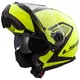 Tilting Moto Helmet LS2 Strobe - Matte Black