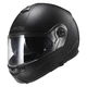 Tilting Moto Helmet LS2 Strobe - White - Matte Black