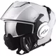 Flip-Up Motorcycle Helmet LS2 FF399 Valiant - Gloss White