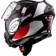 Flip-Up Motorcycle Helmet LS2 FF399 Valiant Lumen / H-V Yellow - Line Matt Black H-V Yellow