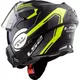 LS2 FF399 Valiant Lumen / H-V Yellow Motorradklapphelm - Line Matt Black H-V Yellow