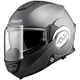 Flip-Up Motorcycle Helmet LS2 FF399 Valiant - Noir Matt Black - Titanium