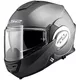 Flip-Up Motorcycle Helmet LS2 FF399 Valiant - Titanium