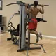 Body-Solid Vertical Knee-Raise / Dip Station FKR - priključek k napravi Fusion