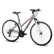 Dámsky crossový bicykel 4EVER Flame 28" - model 2016 - ružovo-strieborná