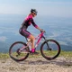 Dámske cyklistické šortky Crussis CSW-069 - čierno-ružová