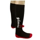 Fűthető zokni Glovii GK2 - fekete-piros - fekete-piros