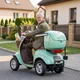 Elektrický čtyřkolový vozík W-TEC Lubica II - zelená