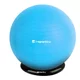 Gymnastický míč inSPORTline Top Ball 65 cm se základnou BallBase - tmavě šedá - modrá
