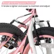 Juniorské horské kolo Hiland Climber Rigid 20" • 125-150 cm - růžová