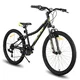 Juniorské horské kolo Hiland Climber 24" • 125-150 cm - černá