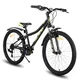 Juniorské horské kolo Hiland Climber 24" • 125-150 cm - černá