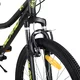Juniorské horské kolo Hiland Climber 24" • 125-150 cm - černá