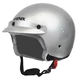 Open face helmet FENIX HY-806 F - Black - Silver