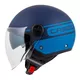 Motorcycle Helmet Cassida Handy Plus Linear Pearl Matte Blue/Dark Blue