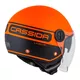 Motorcycle Helmet Cassida Handy Plus Linear Pearl Matte Orange/Black