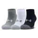 Unisex členkové ponožky Under Armour Heatgear Locut 3 páry - White - Steel