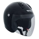 Open face helmet with plexiglass Fenix HY-818 - White-Black - Black Glossy