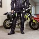 Motorcycle Pants W-TEC Aircross - Black-Gold