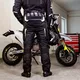 W-TEC Aircross Motorradhosen - schwarz-fluo gelb