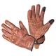 Kožené moto rukavice W-TEC Dahmer - 2.jakost - světle hnědá