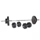 Plate-Loaded Dumbbell Set w/ Bench inSPORTline CEM 180 + 40 cm/30 mm 105 kg