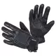 W-TEC Mareff Leder Motorradhandschuhe - schwarz - schwarz