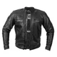 Men’s Leather Motorcycle Jacket W-TEC Urban Noir - Black